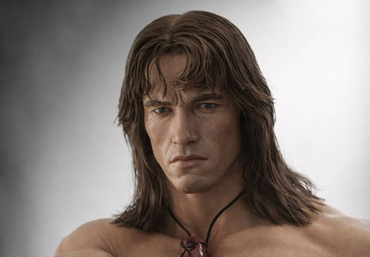 Kaustic Plastik revealed images of the Conan the Barbarian figure