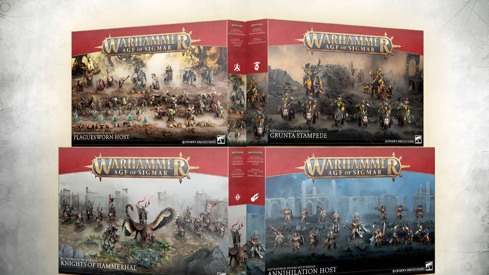 Иллюстрация: Для настольной игры Warhammer Age of Sigmar представили шесть новых батлфорсов