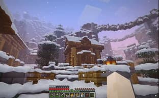 Enthusiast added realistic snow to Minecraft
