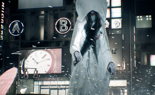 In Ghostwire: Tokyo, the strange rain is made up of hieroglyphs, not liquid droplets