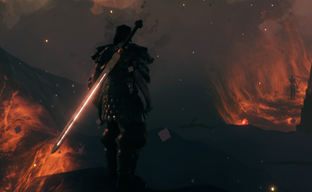 New Valheim biome. Ashlands in all its glory