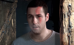Kratos from God of War replaced with Adam Sandler. The new father of Atreus