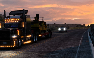 Северное сияние в Euro Truck Simulator 2 и ATS. Исследование беты обновления 1.49