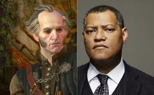"It's magnificent." The Witcher star is delighted with Laurence Fishburne's participation as Regis