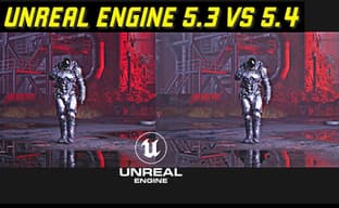 Unreal Engine 5.4 сравнили в трассировке лучей с предыдущей версией движка