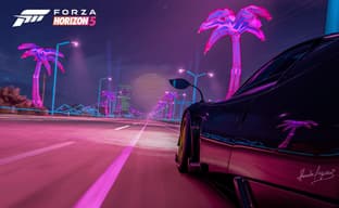 Mar de neón y locura de la música retro. Forza Horizon 5 recibirá una expansión de retrowave