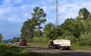 American Truck Simulator получит обновление 1.51 с реалистичными соснами. Первые скриншоты и сравнение новой растительности
