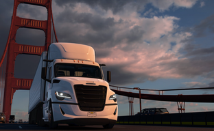 Грузовик пятого поколения в American Truck Simulator. Разработчики показали реальный прототип Cascadia и провели осмотр