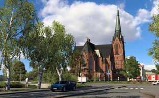 Sights of Northern Cities in Euro Truck Simulator 2. New Screenshots of the Nordic Horizons DLC