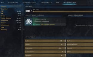 First player unlocks all achievements in New World. It took him over 9000 hours