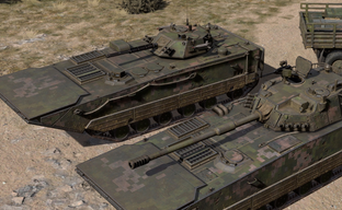 Russian RTS "Front Line" Developers Tease Chinese Vehicle Models in RF vs. US Showdown