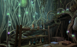 New Skywind Screenshots Showcase Updated Wizard's Shop in Skyrim Remake of Morrowind