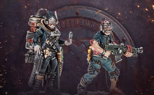 Warhammer: Necromunda Board Game Authors Showcase Miniatures of the Whisper Merchant and Psychoteric Thrall