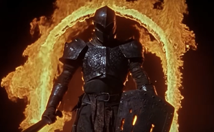 Neural network presents The Elder Scrolls 4 Oblivion adaptation in the style of dark fantasy from the 1980s