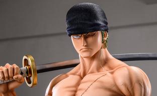 Former Pirate Hunter: LX Studio Opens Pre-Order for Full-Size Roronoa Zoro Statue from One Piece Anime