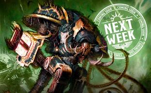 Los autores del juego de mesa Warhammer 40,000 se preparan para abrir el pedido anticipado de miniaturas de Caballero del Caos y Sabuesos de Guerra