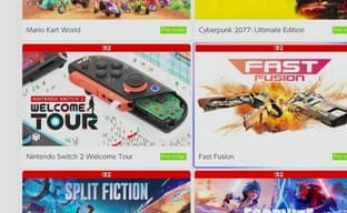 Periodistas muestran la eShop actualizada para Switch 2