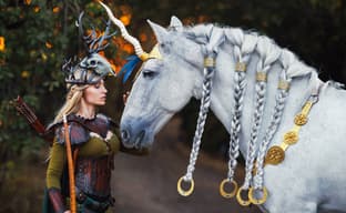 Astrologers announced the week of unicorns: a fan showed a cosplay of an elven from Heroes of Might and Magic 5