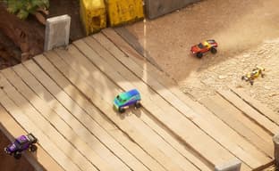 Mini-madness returns. Recharge, a Micro Machines clone with better graphics, released on Steam