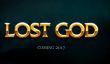 Анонсировано приключение Lost God