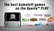 Игровая линейка Gameloft для Xperia Play 