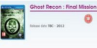 Слух: Assassin's Creed III и Ghost Recon: Final Mission для PlayStation Vita