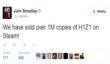 Продано более 1 млн копий H1Z1