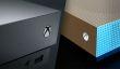 Распаковка стандартного издания Xbox One X, сравнение размеров новинки с другими консолями