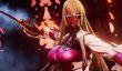 Грудастая воительница и огненный демон в ролике Code Vein