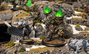 Warmachine tabletop game authors open pre-orders for cadre sets with Nyss and Orgot miniatures