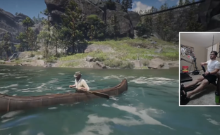 Un bloguero conecta una máquina de remo a Red Dead Redemption 2 y "navega" por el río más largo en la realidad