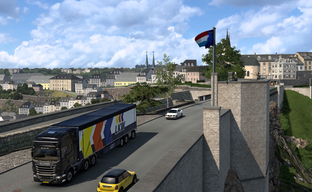 Euro Truck Simulator 2 developers showed the redesigned Luxembourg - new screenshots of the Benelux update