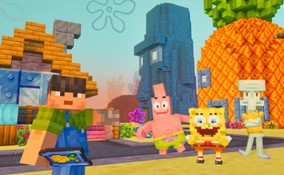 Minecraft se une a "Bob Esponja" con un mundo temático generado aleatoriamente
