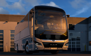 Primer vistazo al nuevo autobús de Euro Truck Simulator 2 y vista desde la cabina: en el juego aparecerá no solo el modelo Scania