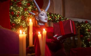 Model Showed Festive Cosplay of Mizora from Baldur's Gate 3 - New Year's Gift for a Soul