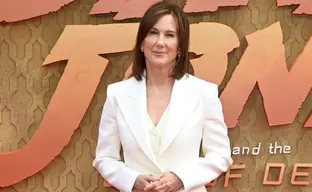 Kathleen Kennedy talks about the new "Star Wars" trilogy that Simon Kinberg is working on