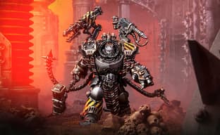 Warhammer 40,000 Authors Showcase Kravek Morn Miniature and Iron Warriors Upgrade Kit
