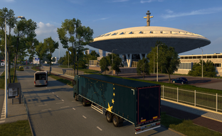 Разработчики Euro Truck Simulator 2 показали новый Эйндховен и завод грузовиков DAF — скриншоты обновления Бенилюкса