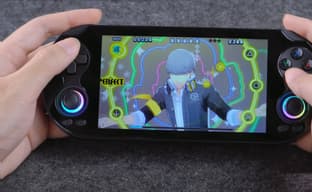 Anbernic RG Vita Pro handheld console played projects from PlayStation Vita