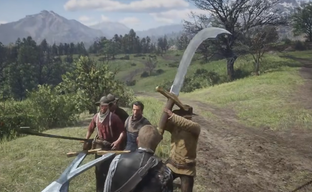 Modder turns Red Dead Redemption 2 into Elden Ring and shows gameplay - with a boss and huge swords