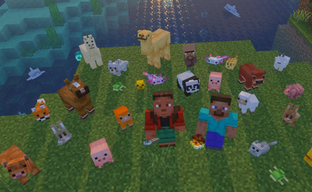 To record the voice acting for Minecraft, the help of a "cow charmer" was needed