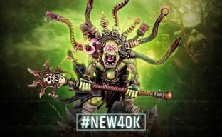 Warhammer 40,000 Authors Showcase Ork Weirdboy Miniature from "Armageddon" Set