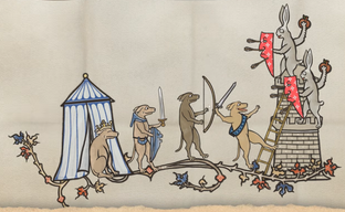 A medieval illuminated manuscript creation simulator has been released on Steam