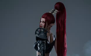Una cosplayer se transformó en Lelith Hesperax de Warhammer 40,000, la campeona de las arenas de gladiadores