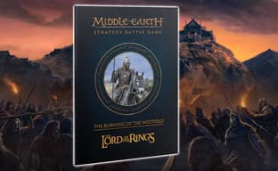 La revista "Burning of Westfold" y los sets de miniaturas para Middle-earth Strategy Battle Game se preparan para el pedido anticipado