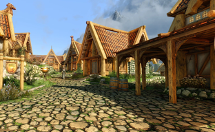 Modder redesigned Skyrim cities and locations in the style of Studio Ghibli anime