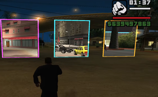 Modder linked GTA: San Andreas with GTA III and GTA: Vice City via portals - you can shoot and run into other games