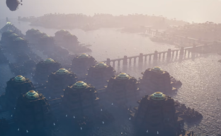 Художник воссоздал Вивек из TES III: Morrowind в масштабе, соответствующем лору игры — на движке Unreal Engine 5.