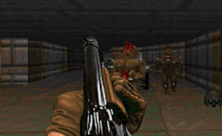 DOOM launched in Paint - at 35 FPS and with the ability to undo death
