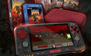 Anunciada la edición DOOM de la consola portátil Evercade Nexus y el cartucho con la colección de juegos DOOM